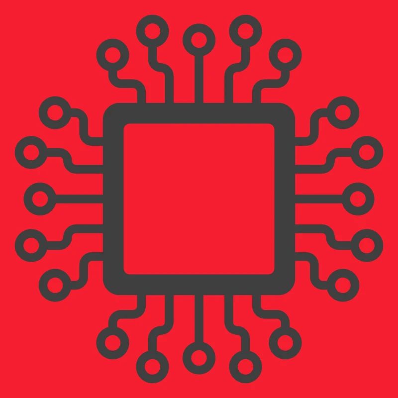 Microchip Circuit Icon Logo