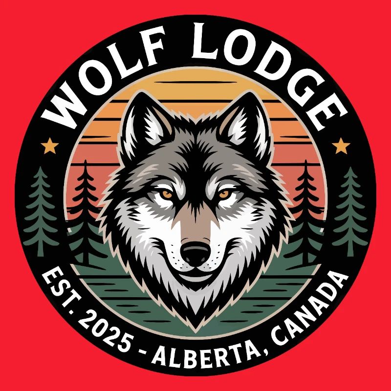 Wolf Lodge Alberta Emblem