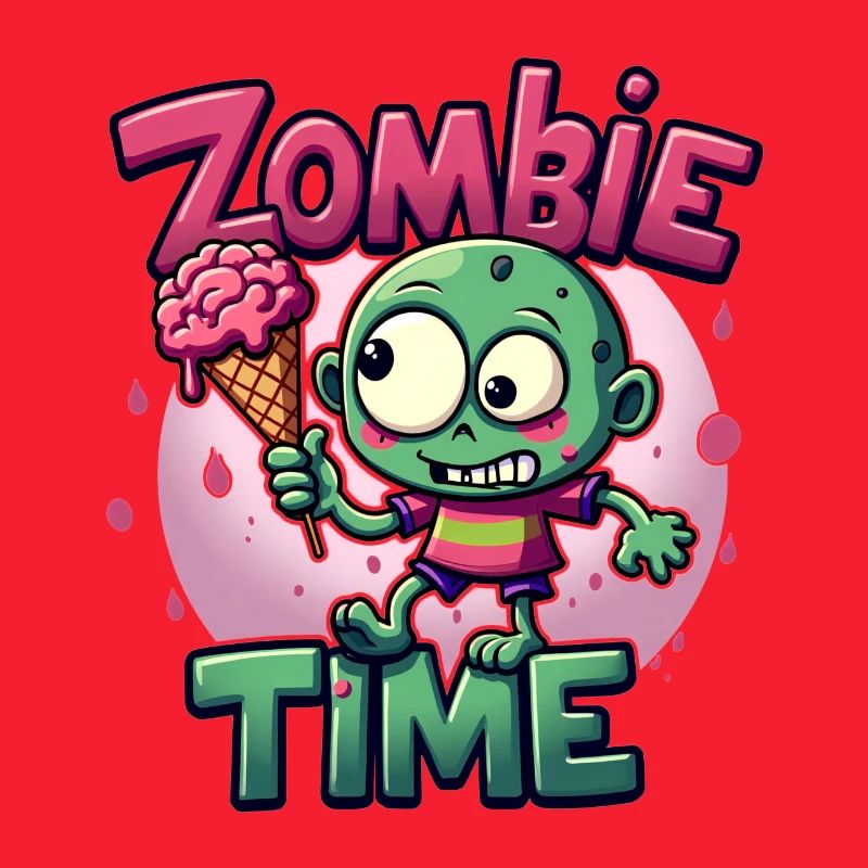Zombie Time Eiscreme Comic