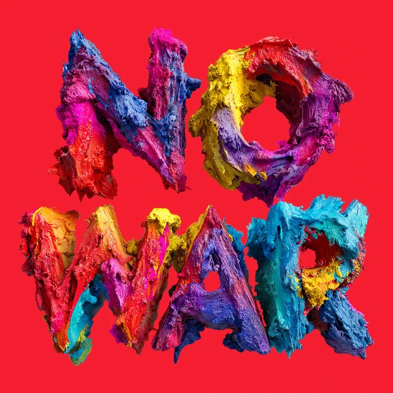 No War Farbexplosion