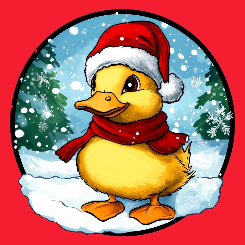 Weihnachtsmann Entchen