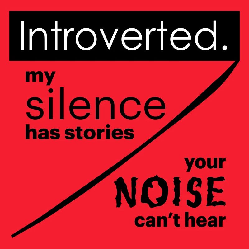 Introvertiert. Stille – Lärm.