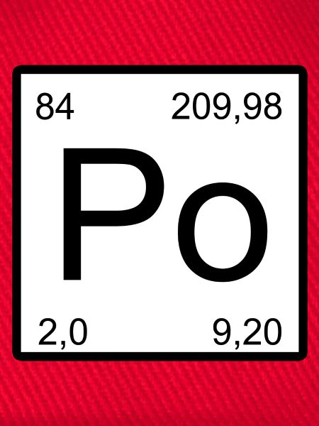 Polonium Po Element Design Periodentafel