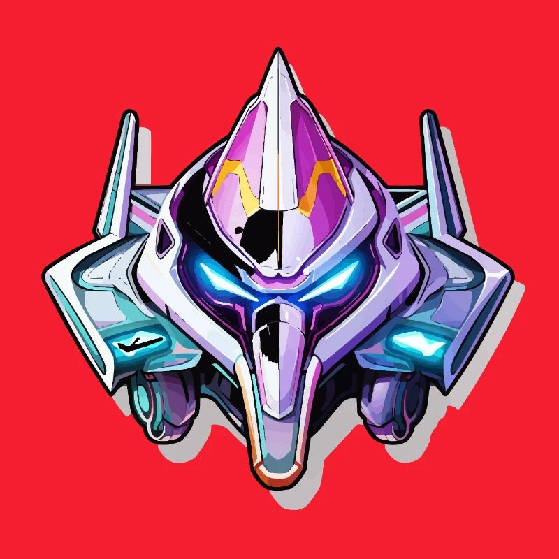 Neon Mech Kriegerhelm