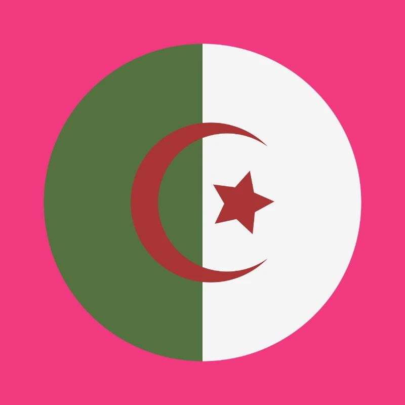 Algerien-Rundflagge