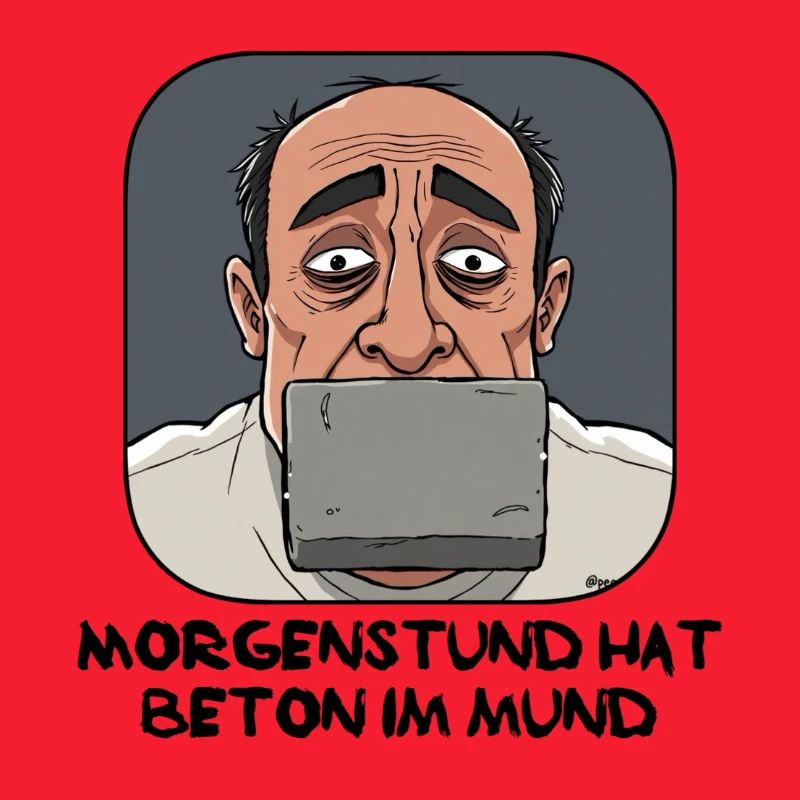 Bildschirmfokus Cartoon