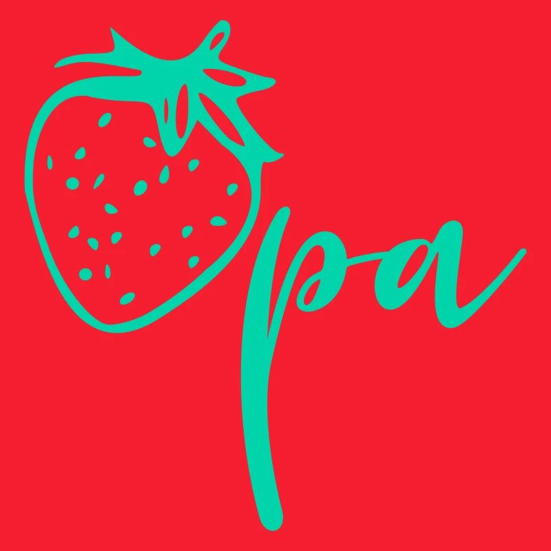 Gärtner Opa Erdbeeren
