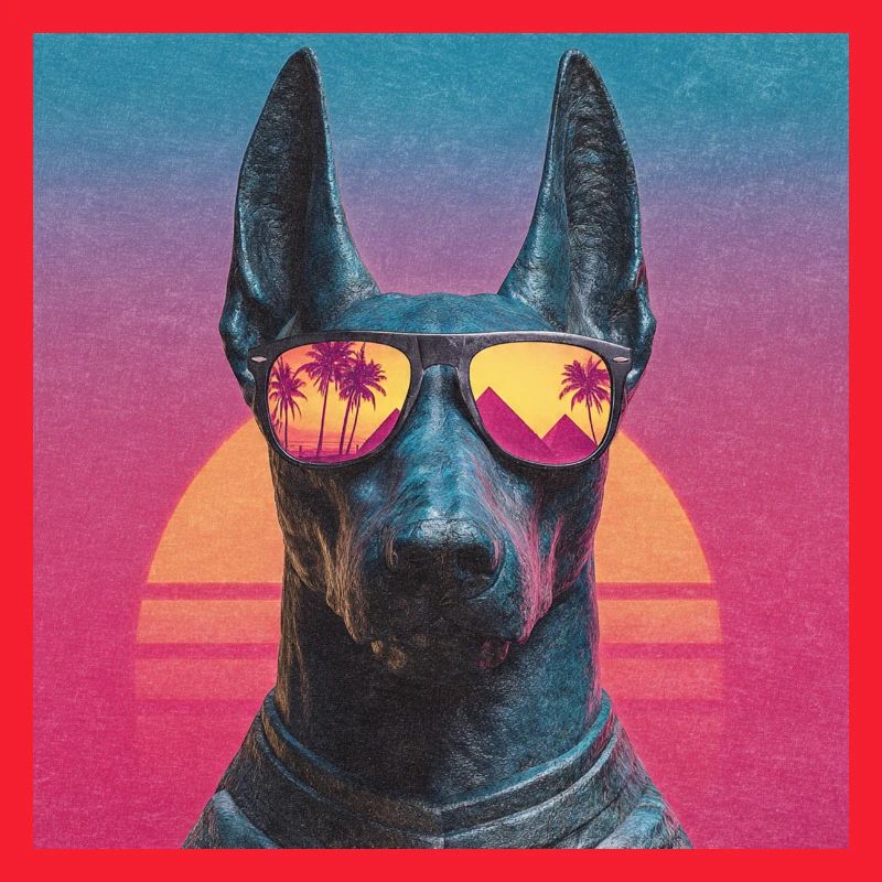 Anubis Synthwave - Gott auf Urlaub