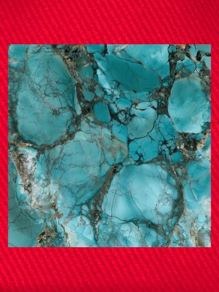 Aquamarin-türkisfarbener Marmor
