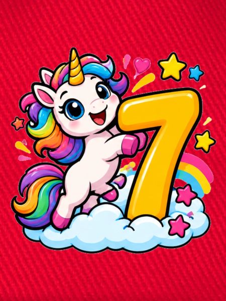 Regenbogen-Einhorn Siebenzauber