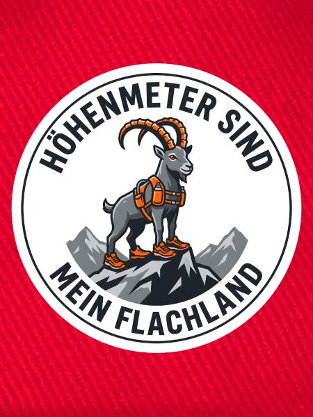 Trailrunning-Shirt Höhenmeter Steinbock