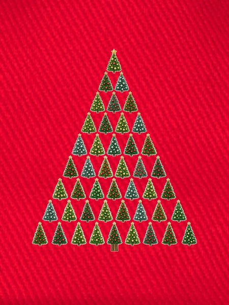 Weihnachtsbaum für Dezember