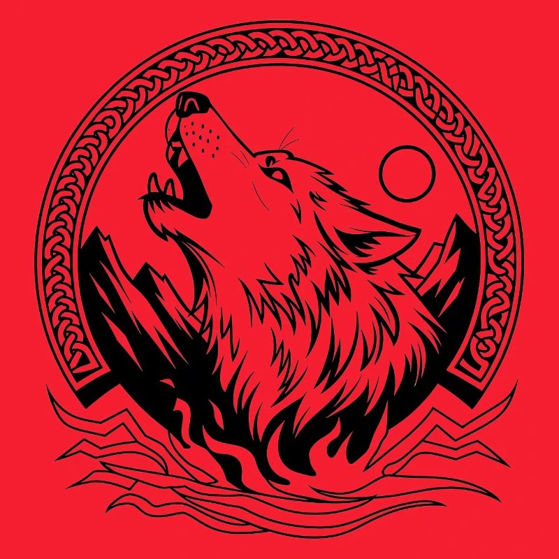 Wikinger-Wolf