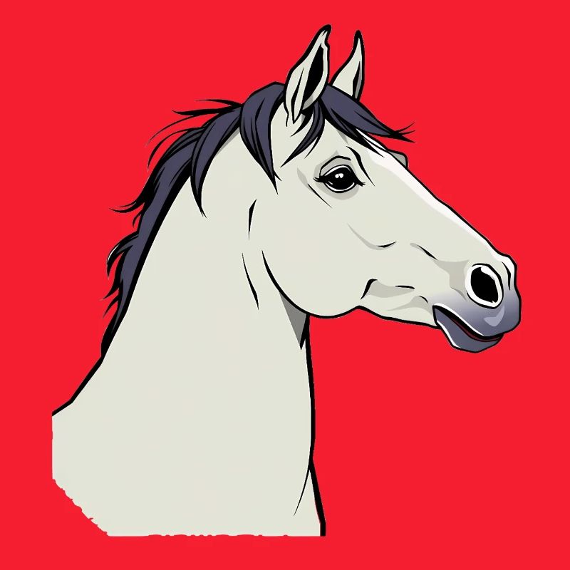 Weisses Pferd
