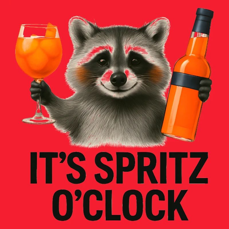 It's Spritz O'Clock Waschbär Party Geschenkidee