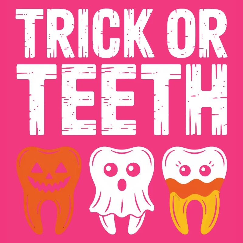 Trick oder Teeth Halloween-T-Shirt
