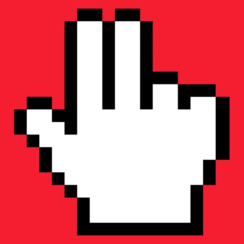 Maushand 2 Finger