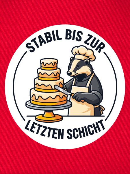 Stabile Dachs Torte Schicht
