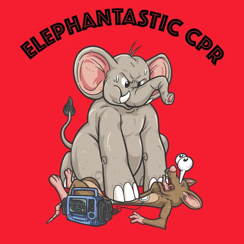 CPR Cartoon - Elephantasric CPR
