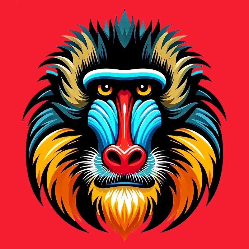 Mandrill monkey