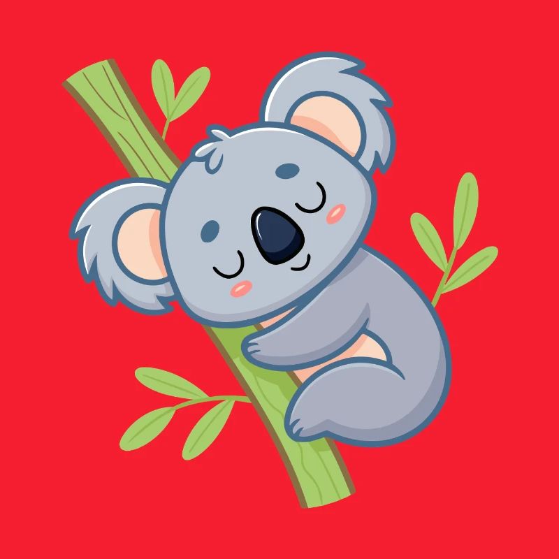 Weiche Ast-Schläfer-Koala