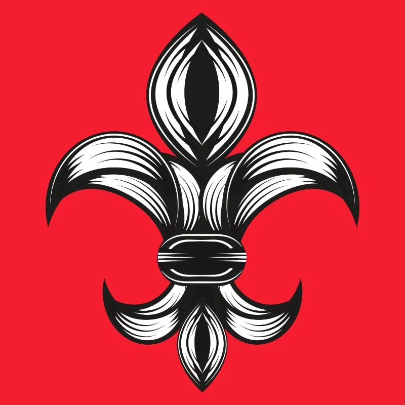 iris stylisé - Fleur-de-Lys