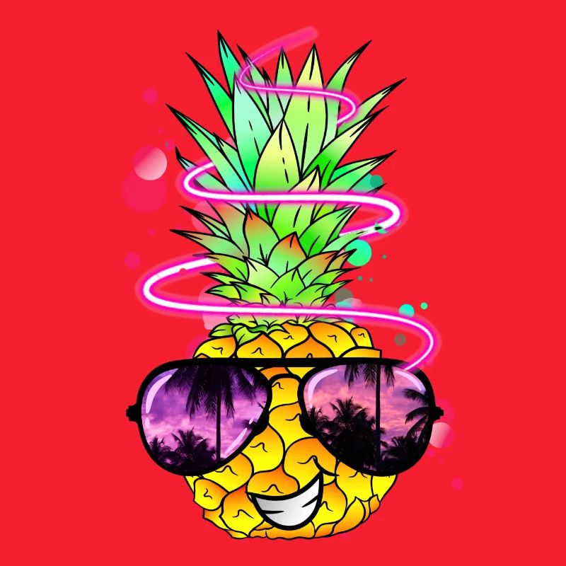 Ananas cool bunt spritzig