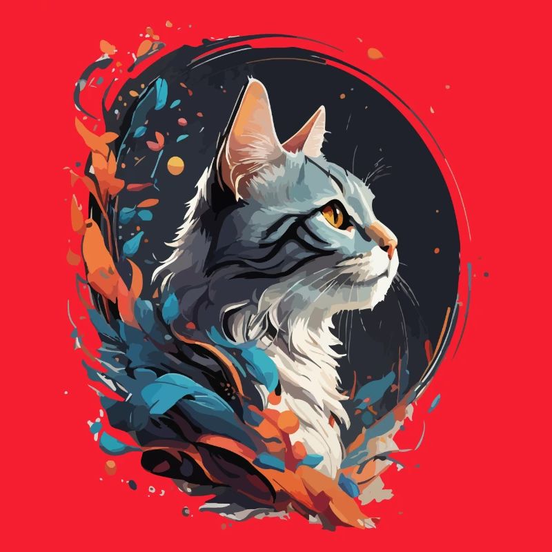 Bunte Katze