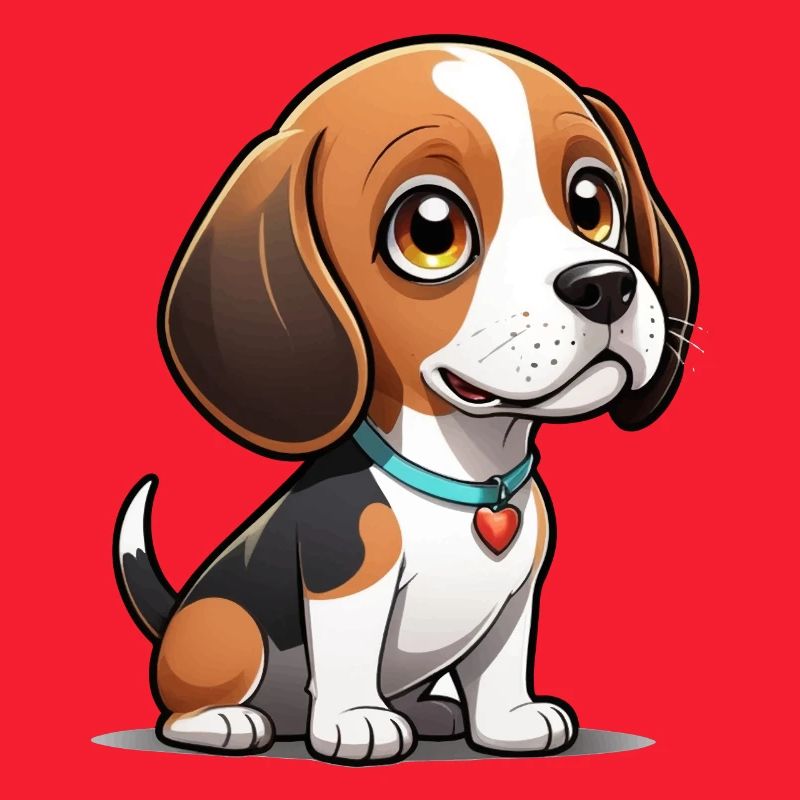 Beagle Heart Pup