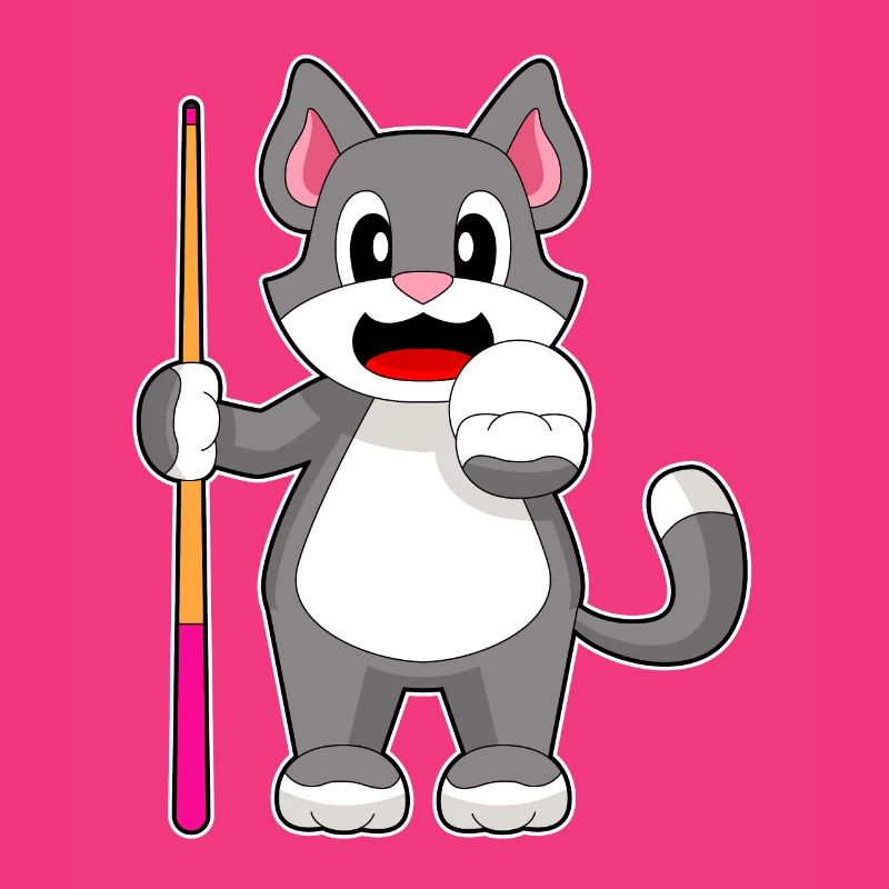 Katze Billiard Queue