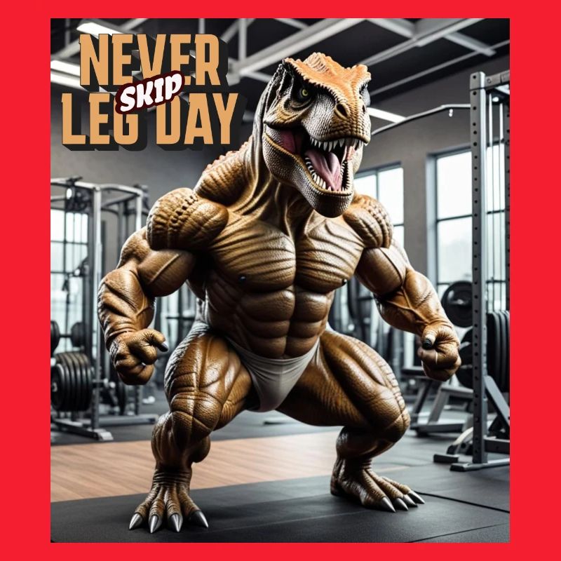 Dino - Never skip Leg Day