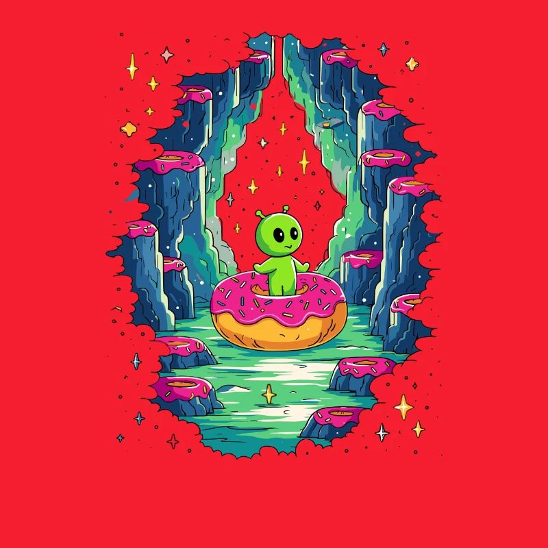 Alien Donut Höhle