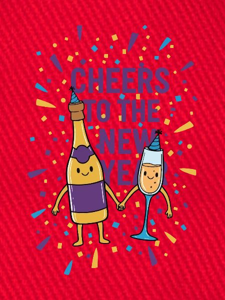 Prost auf die Neujahrsfeier