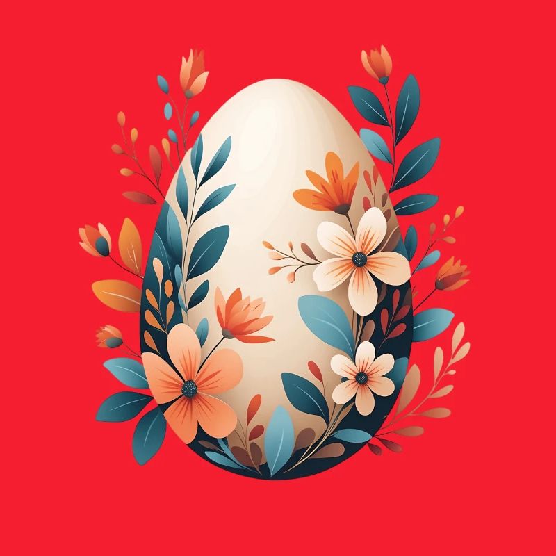 Frühlingsblumen Ei