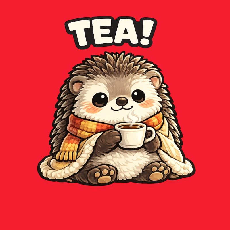 H Hedgehog Tee Time Cozy