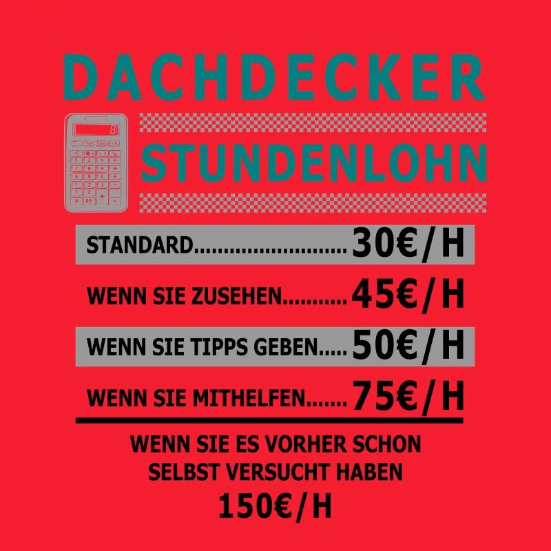 Dachdecker Stundenlohn