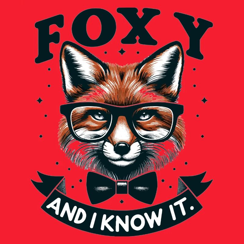 Foxy Nerd Brille Fliege