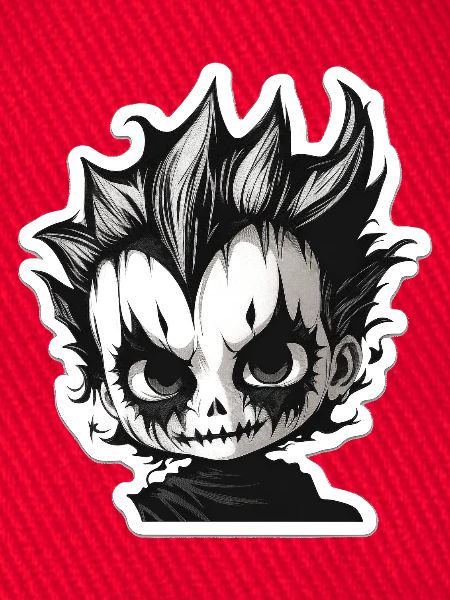 Spikiger Totenkopf-Chibi