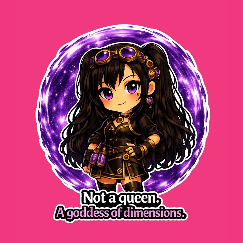 Déesse des Dimensions Lune – Steampunk Chibi