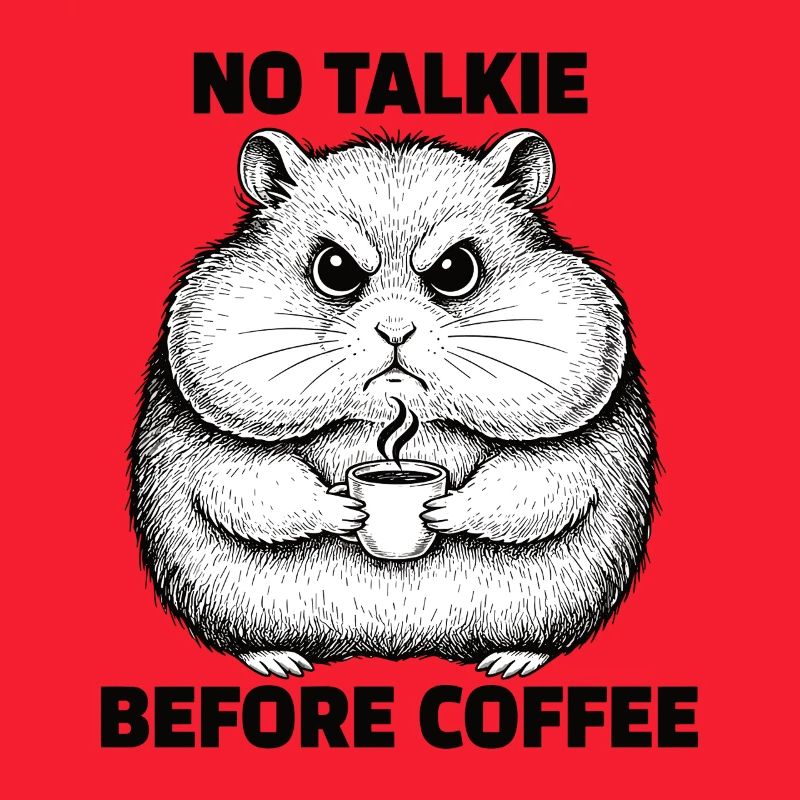 Pas de conversation devant un hamster amateur de café