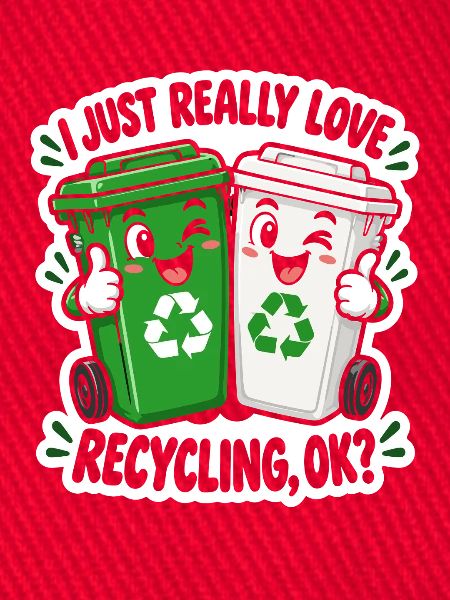Duo Recycling Lächelnde Eimer