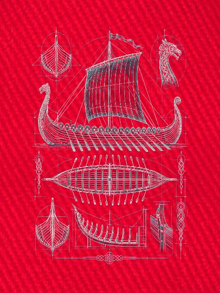 Norwegen Norweger Wikingerschiff