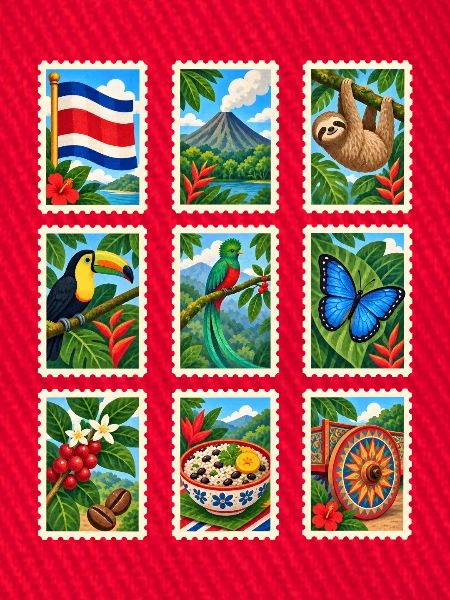 Costa Rica Briefmarken