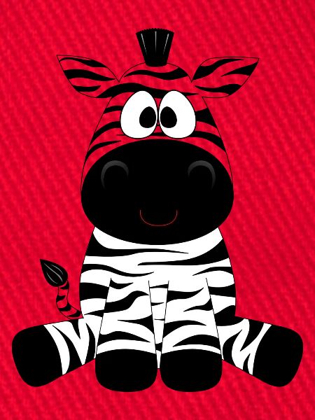 Süßes Zebra-Motiv!