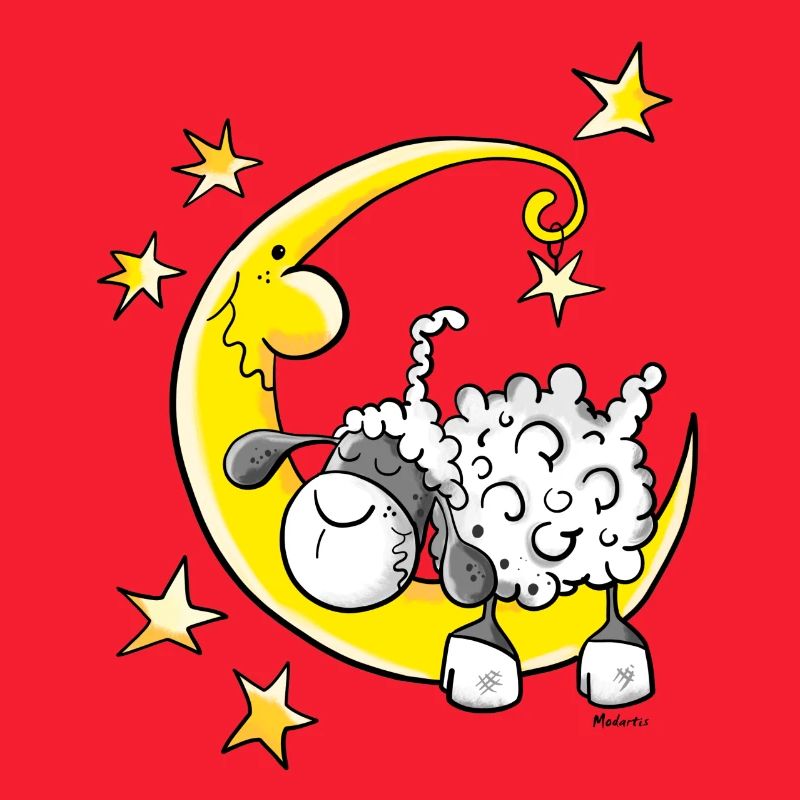 Schaf im Mond