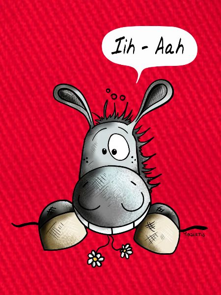 Abenteuerlustiger Esel