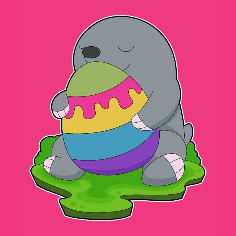 Mole Easter Easter Egg