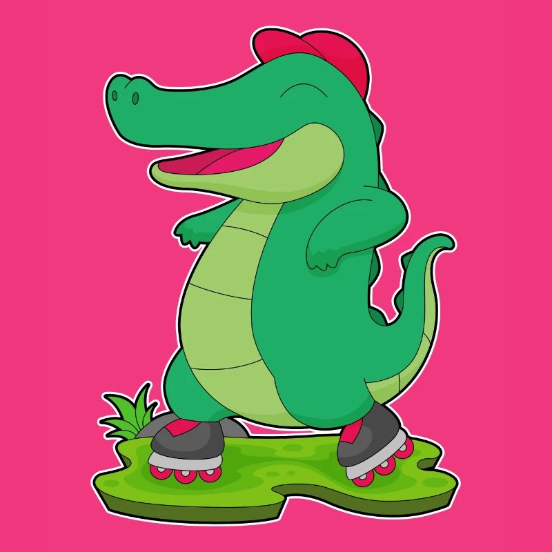 Crocodile Inline skating Roller Skates