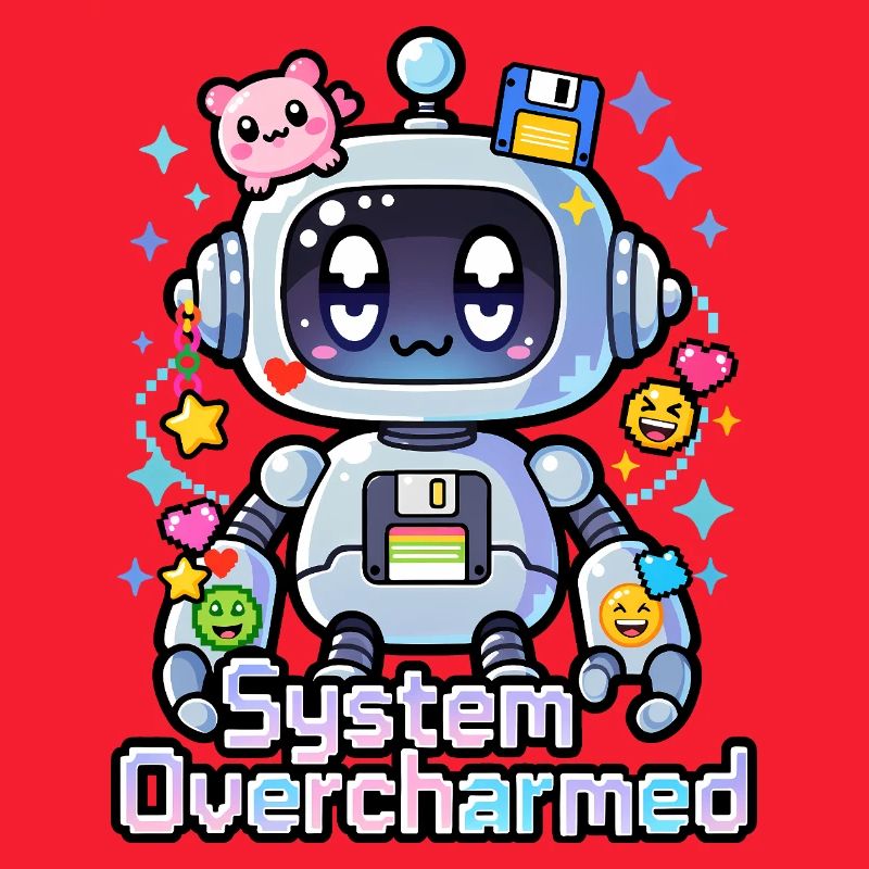 🤖 - Système surcharmé – Robot avec des breloques numériques