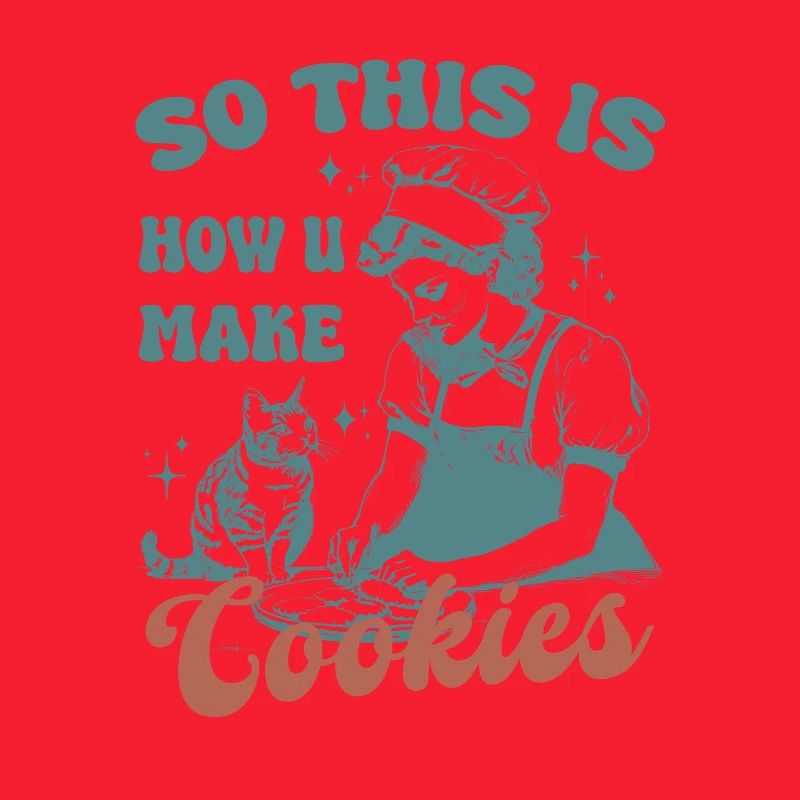 C’est donc comme ça que vous faites des biscuits chat mignon